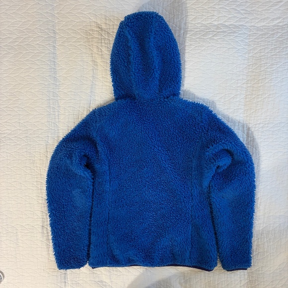 Patagonia Retro-X Fleece Hoodie Cardigan,  Women Small, Oasis Blue, EUC - Picture 2 of 10